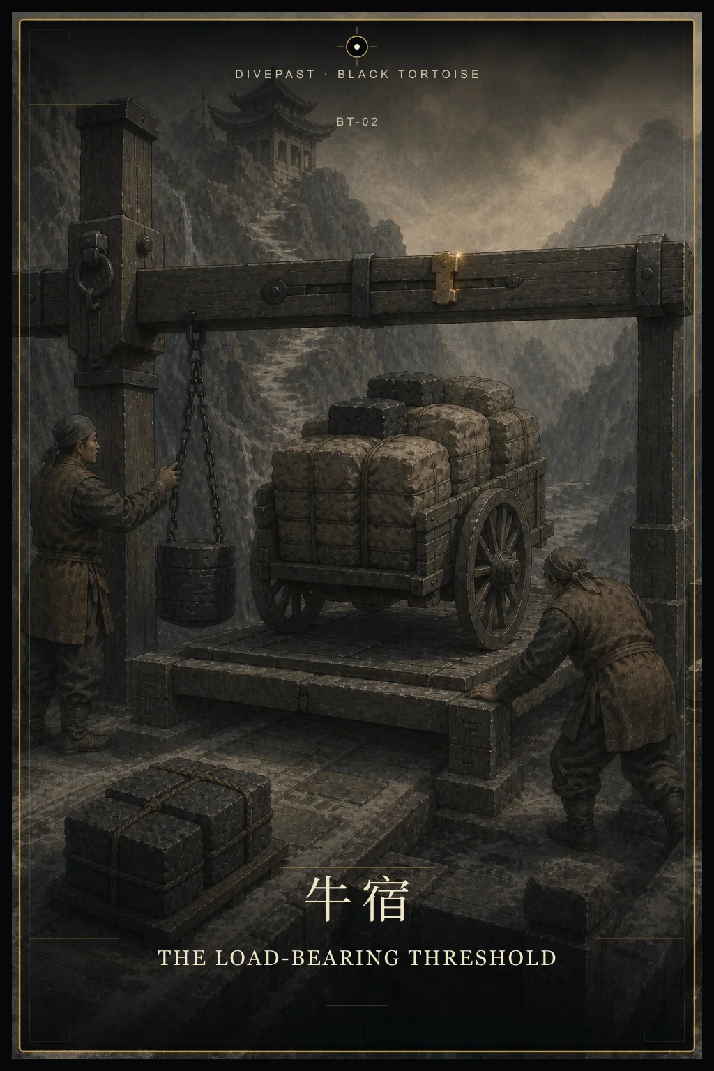 牛宿 The Load-Bearing Threshold oracle card