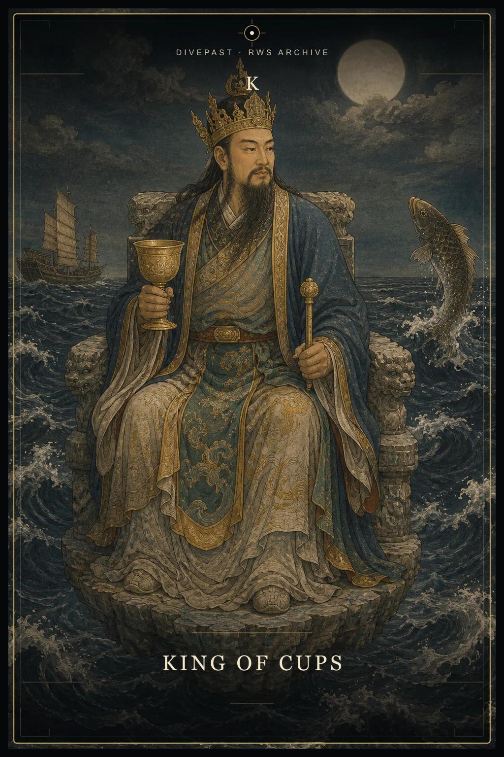 King of Cups Tarot card