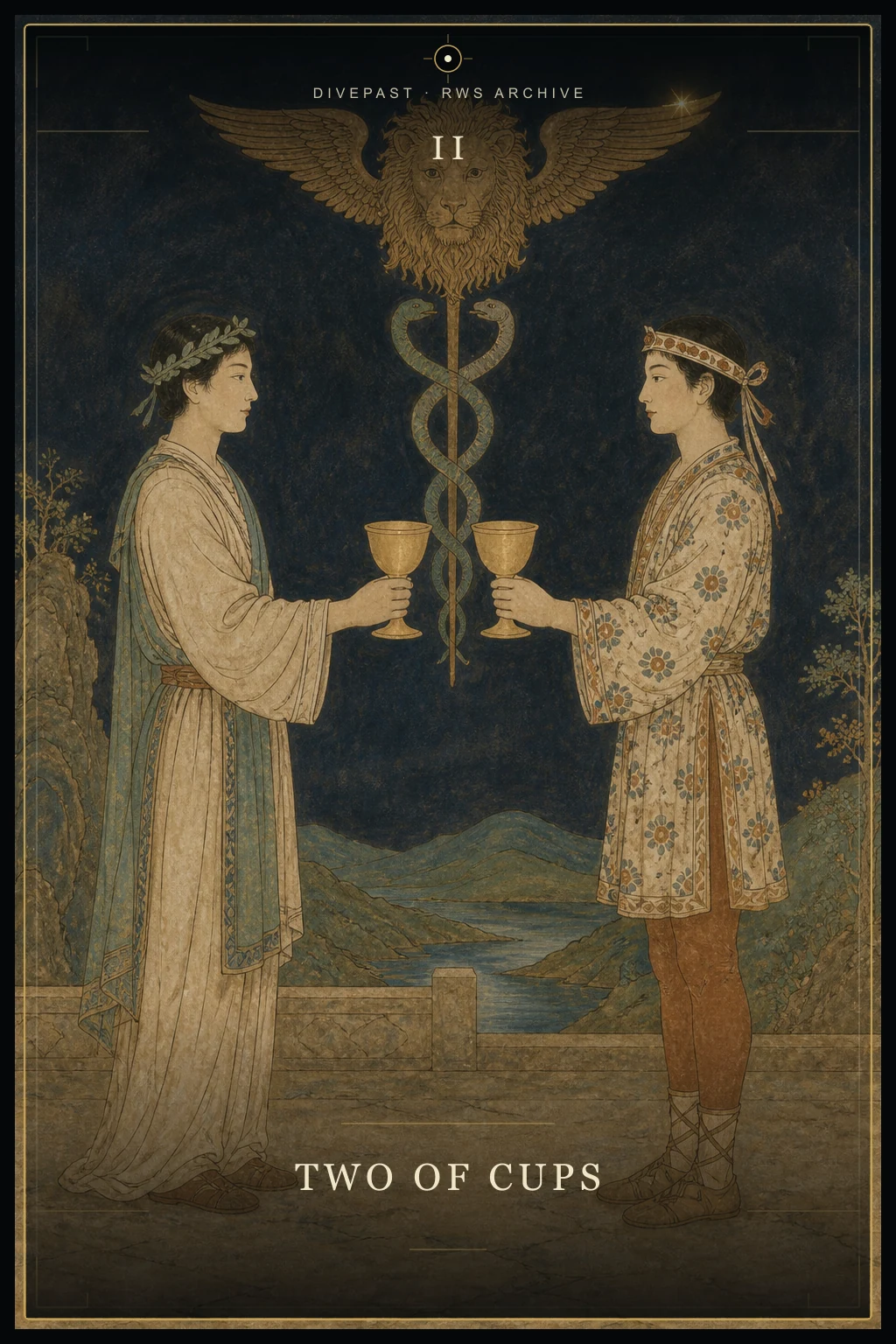 Two of Cups Tarot card