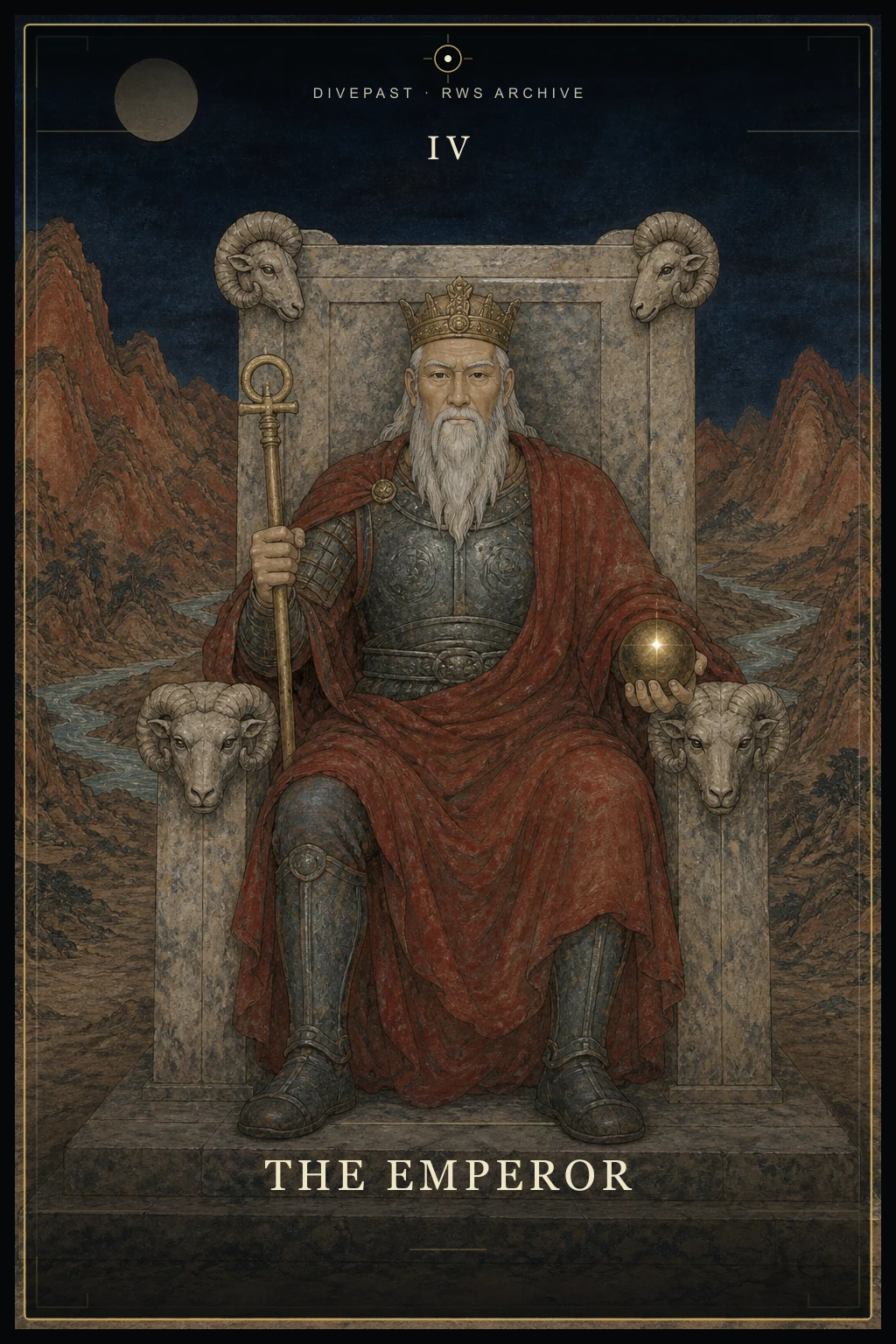 The Emperor Tarot card