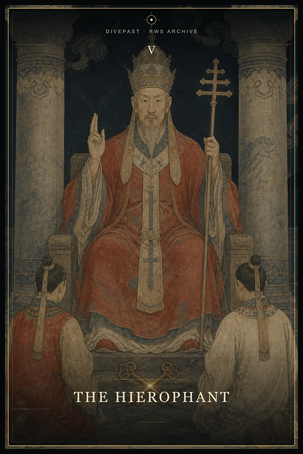 The Hierophant Tarot card