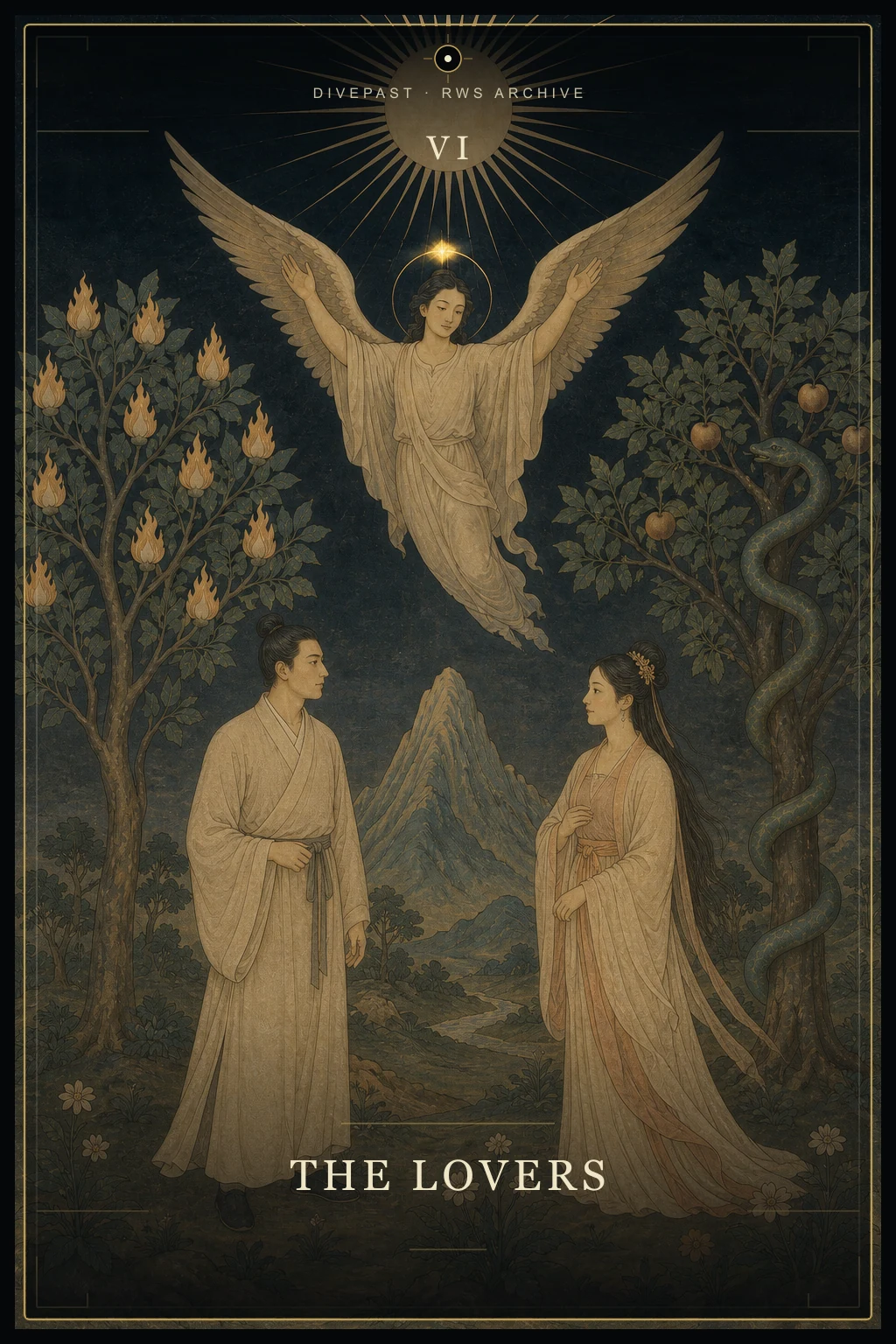 The Lovers Tarot card