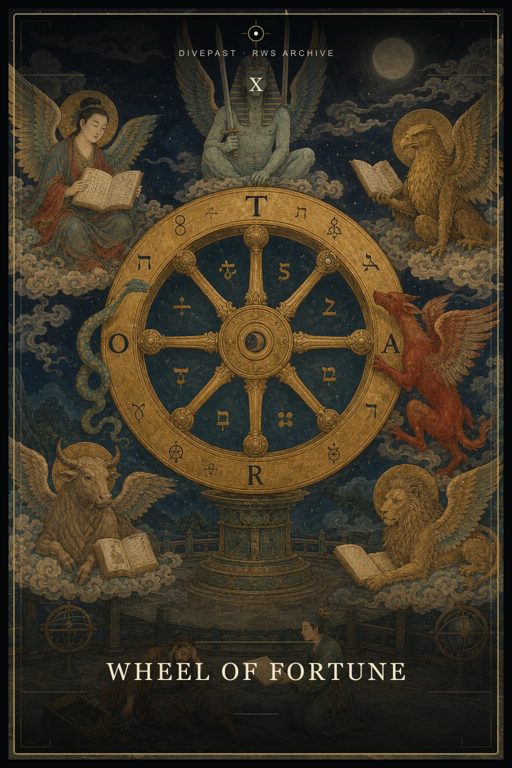 Wheel of Fortune Tarot card