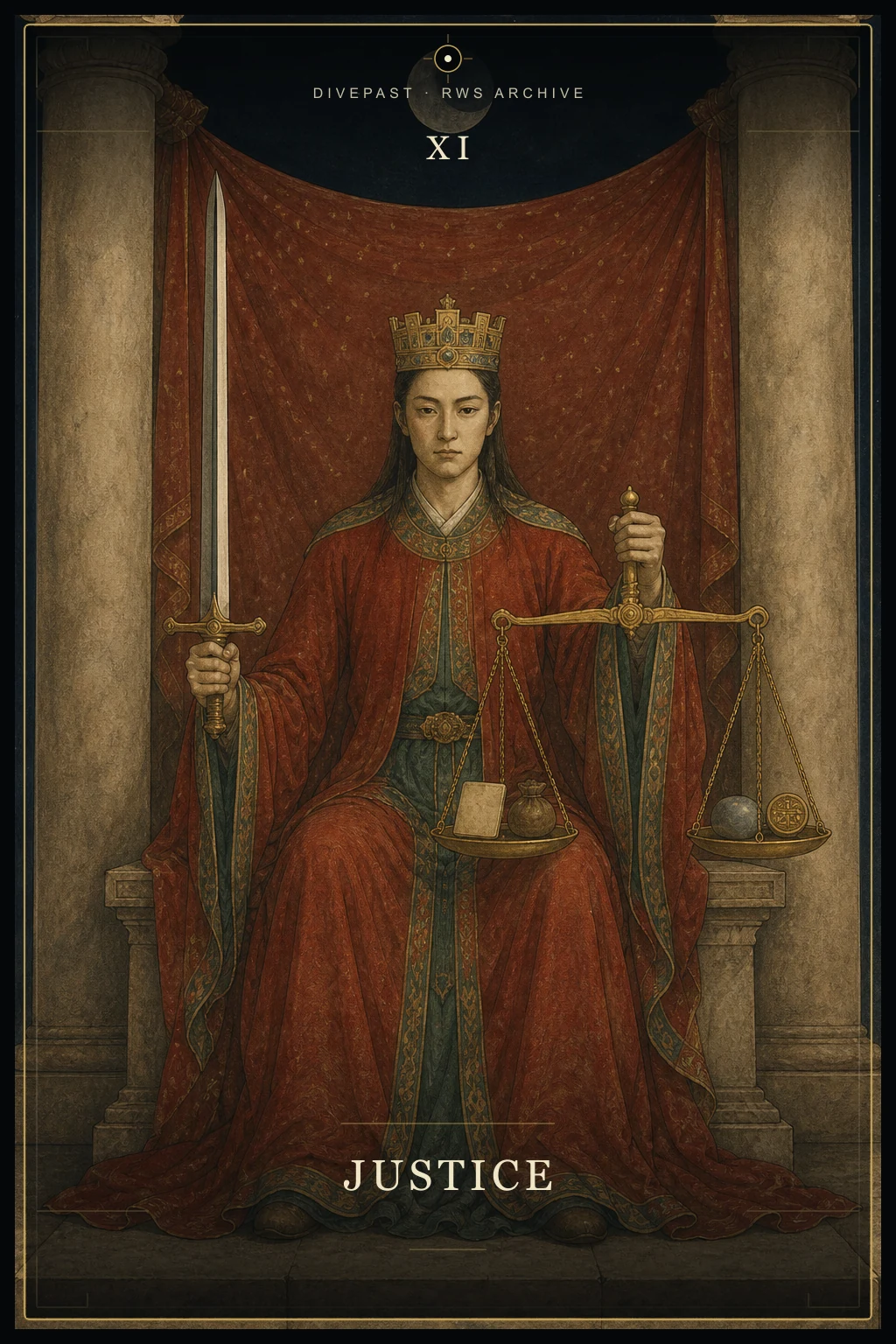 Justice Tarot card
