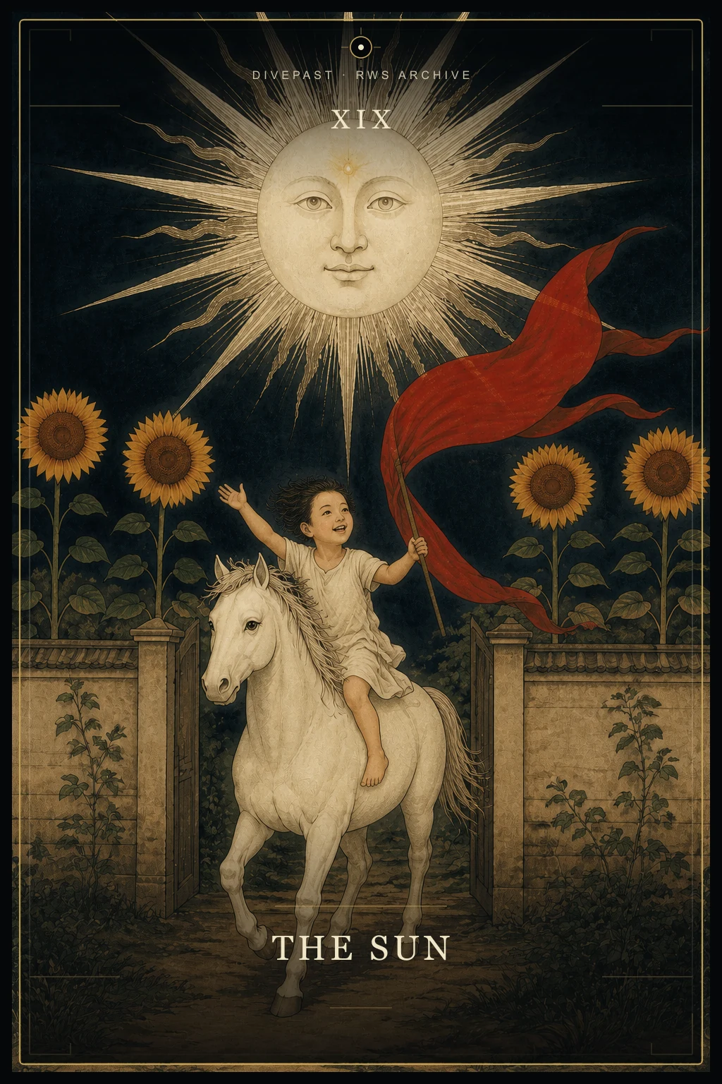The Sun Tarot card