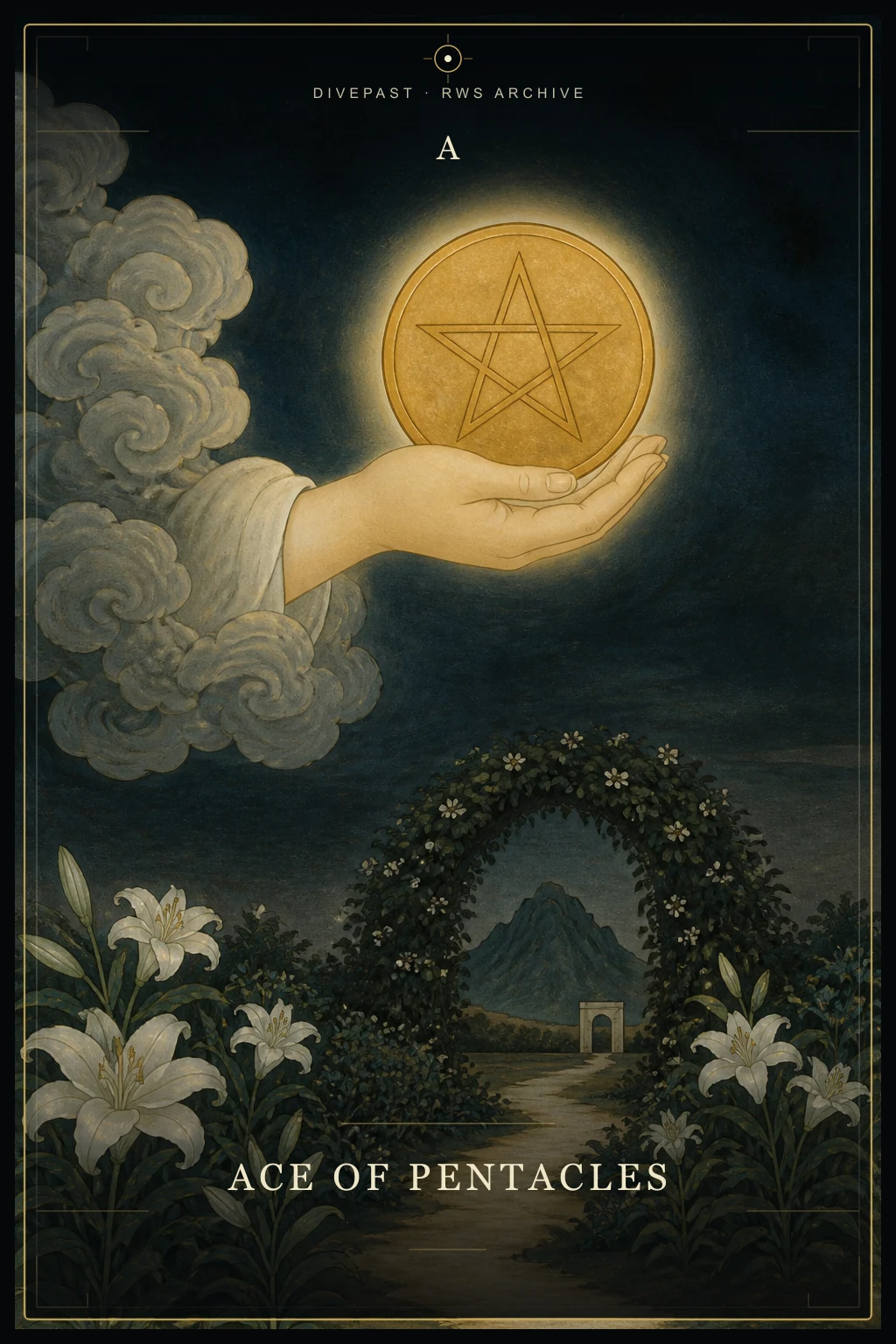 Ace of Pentacles Tarot card