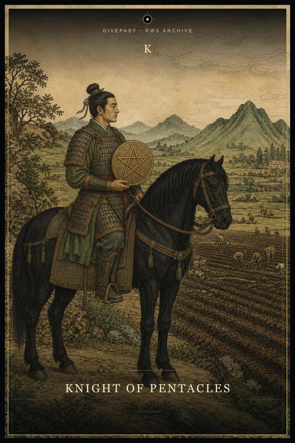 Knight of Pentacles Tarot card