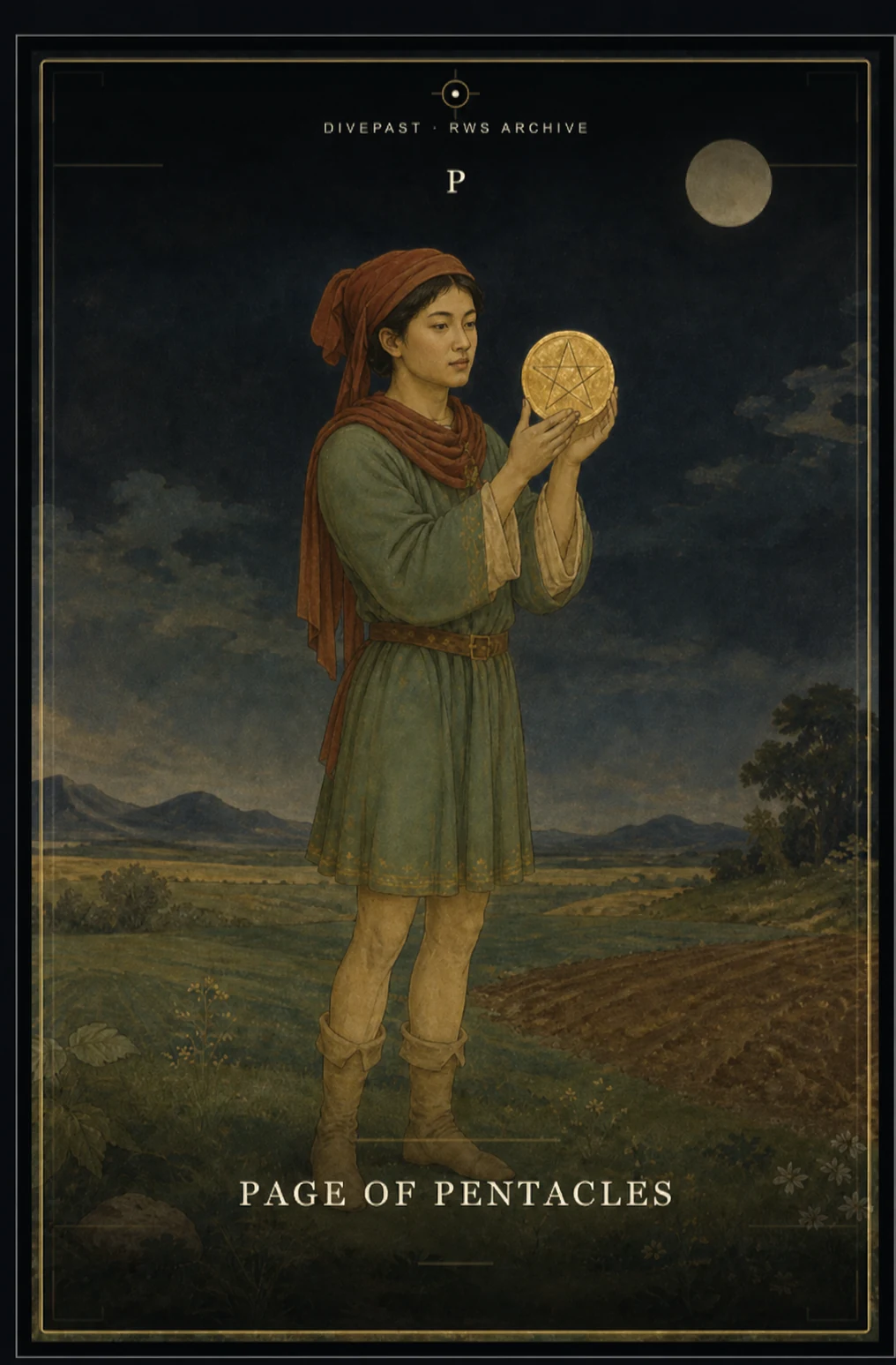 Page of Pentacles Tarot card