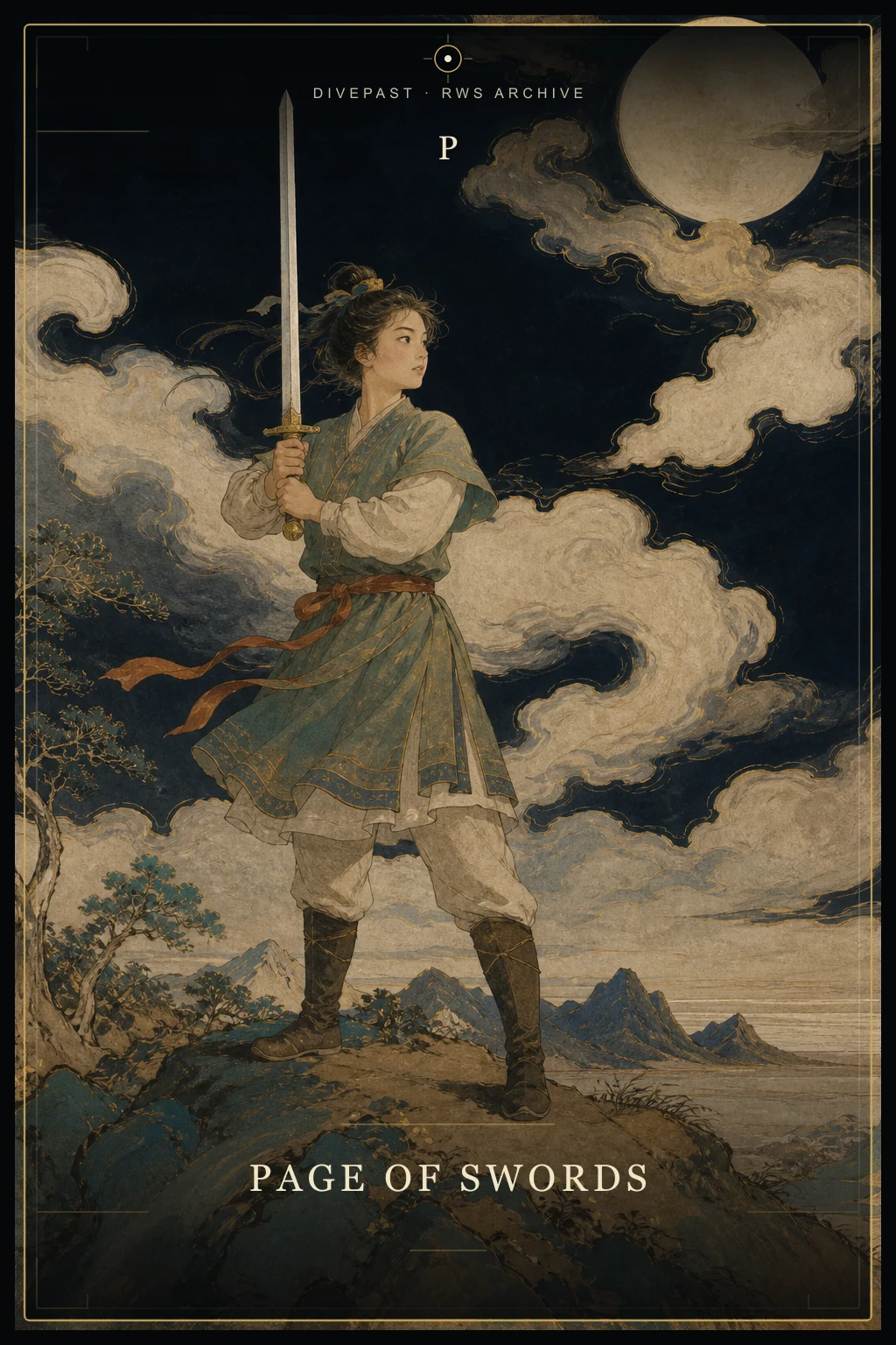 Page of Swords Tarot card