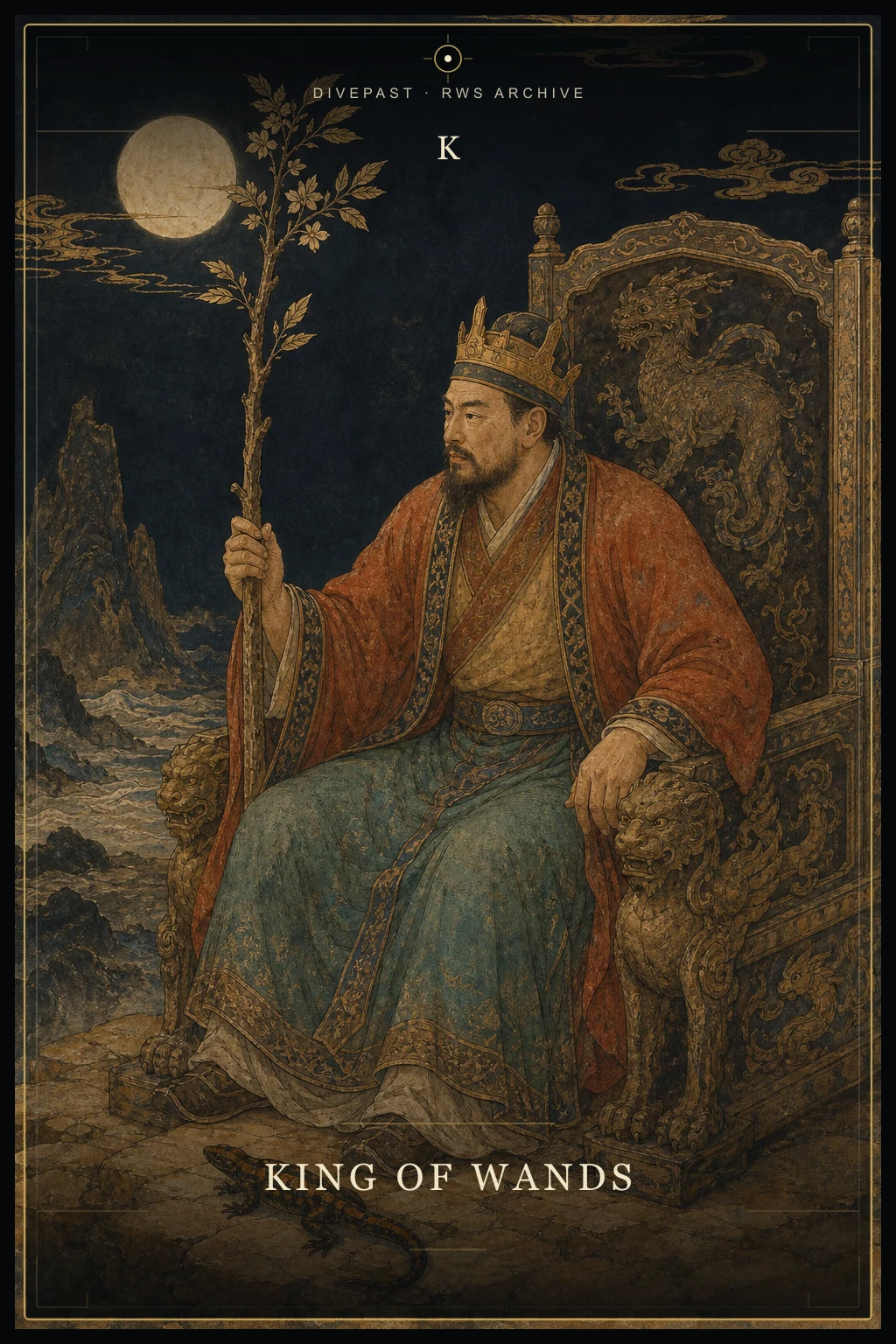 King of Wands Tarot card