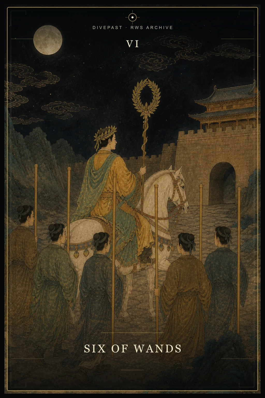 Six of Wands Tarot card