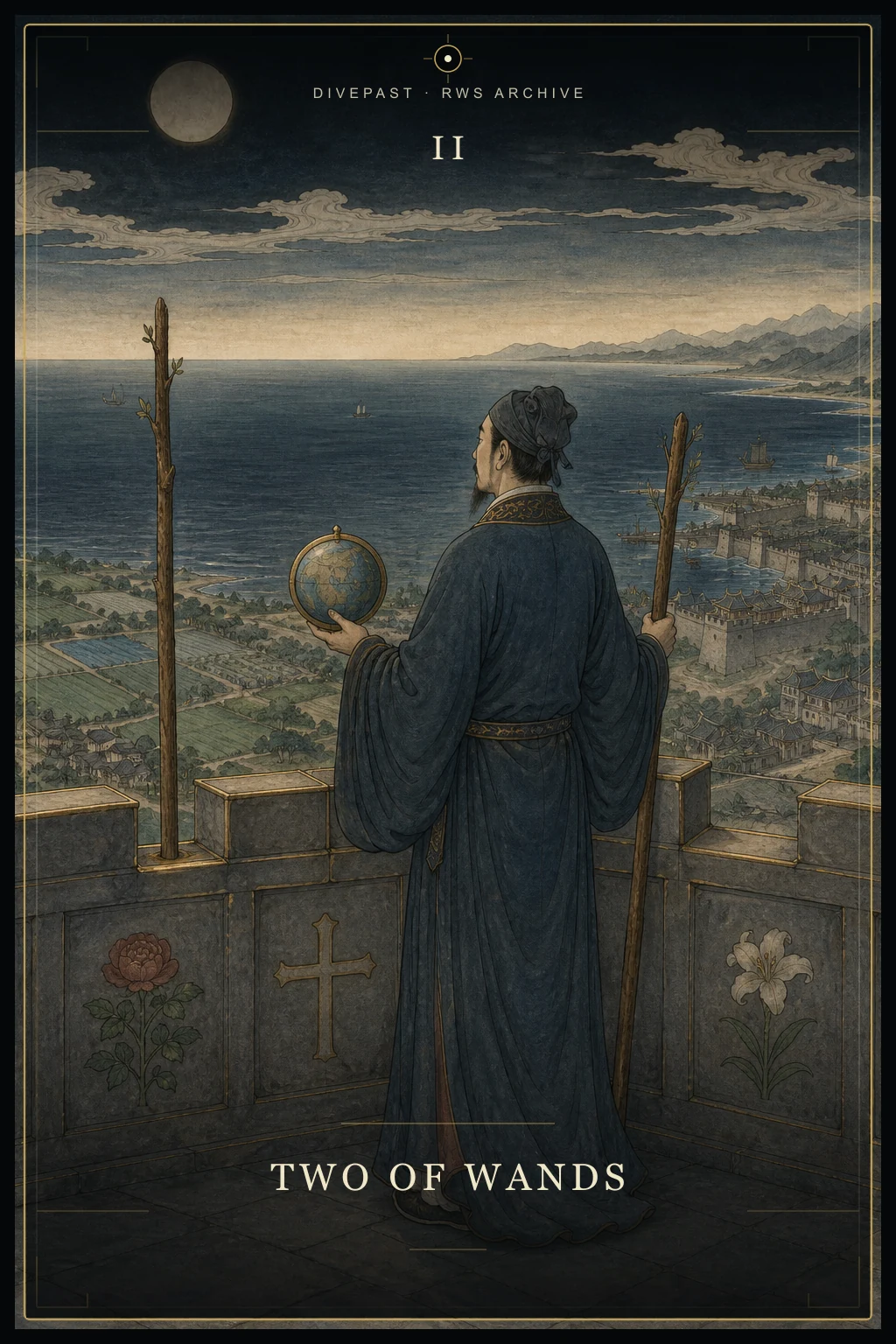 Two of Wands Tarot card